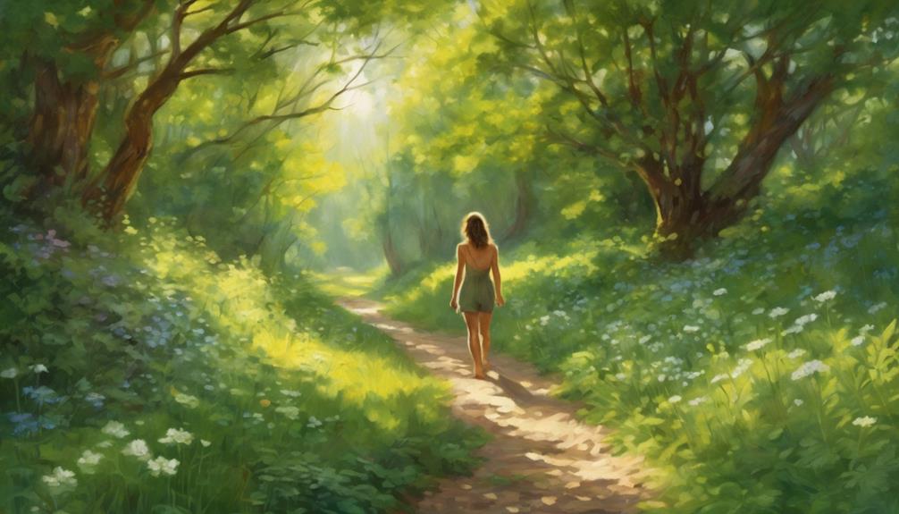 nature walking reduces stress