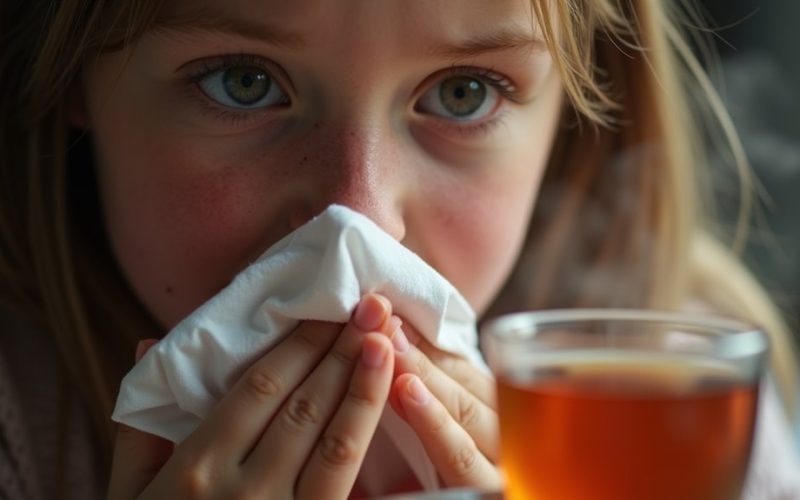 blowing nose may worsen