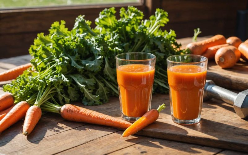 carrot juice enhances exercise performance