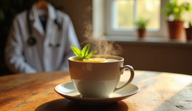 hot drink eases cough