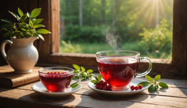 lingonberry tea supports urinary health