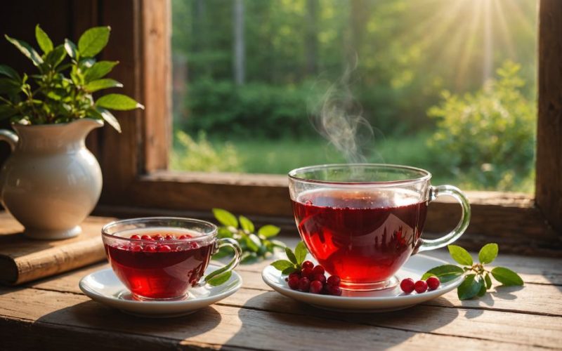 lingonberry tea supports urinary health