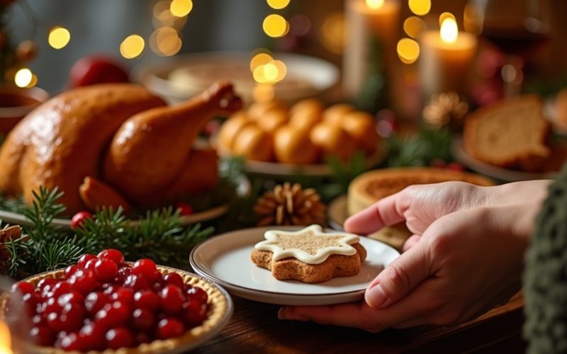 mindful eating during christmas