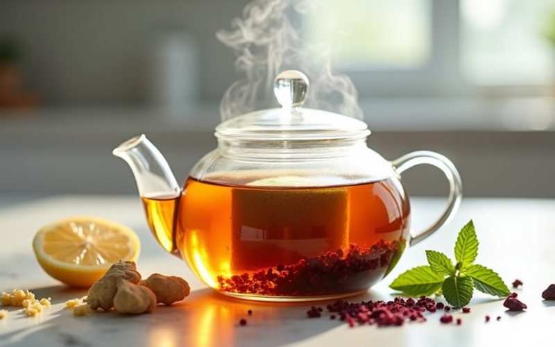 teas relieving headache and hangover