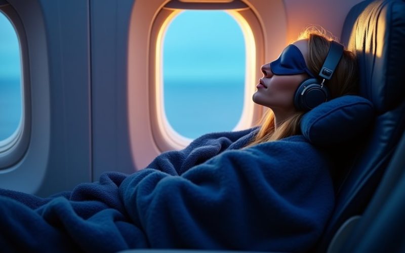 catch some elusive airplane slumber