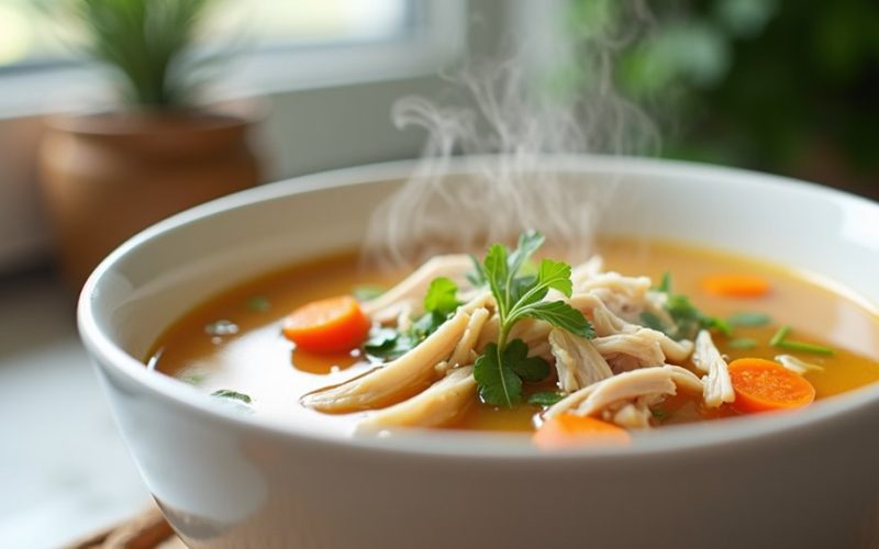 chicken soup s potential respiratory relief