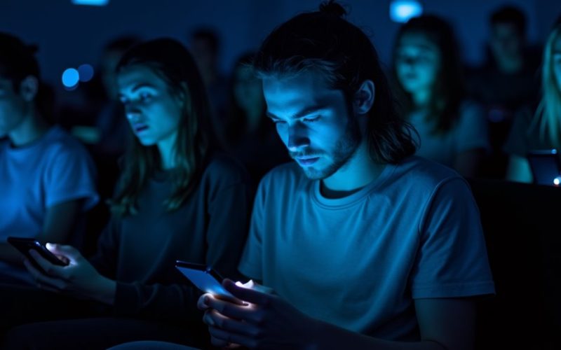 irritable social media heavy users
