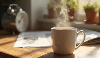 avoid coffee immediately after waking