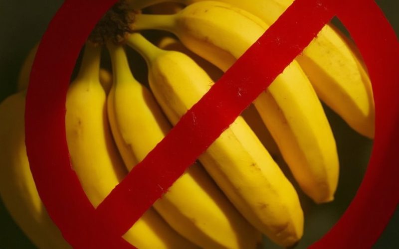 banana consumption strictly prohibited for all