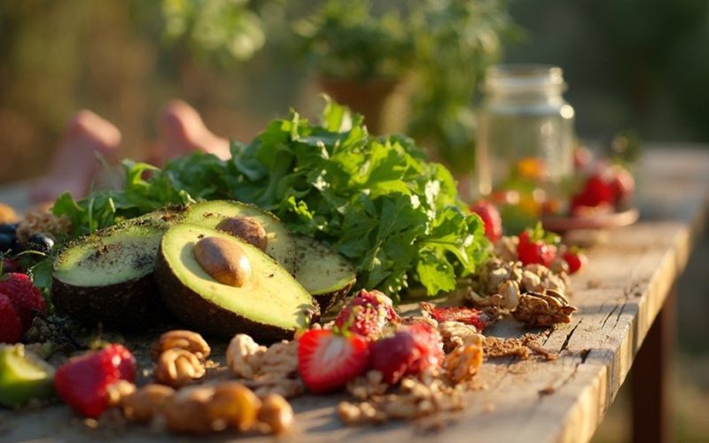 barefoot nutrient rich food consumption