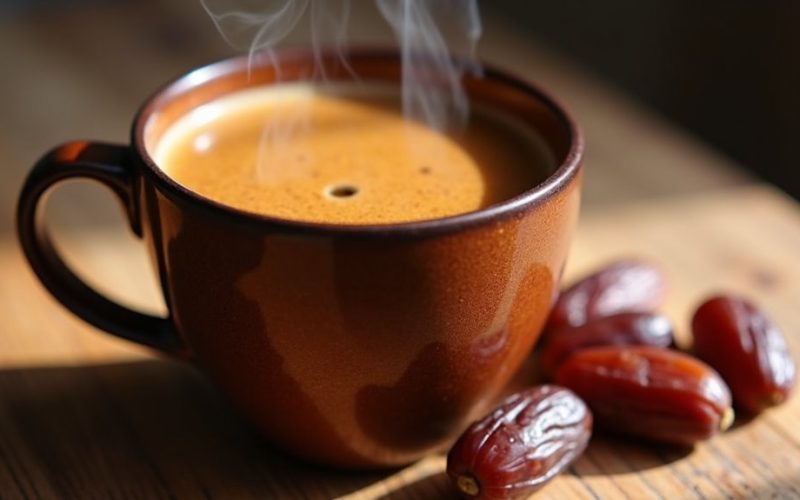 caffeine free vitamin packed potassium rich date coffee