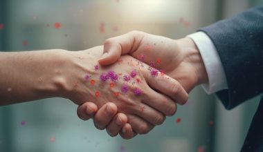 handshakes spread more germs than kisses