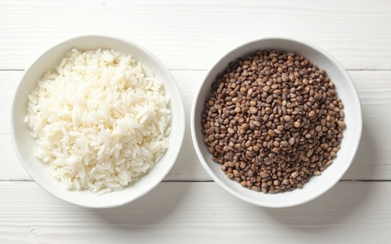 healthier comparison rice versus buckwheat