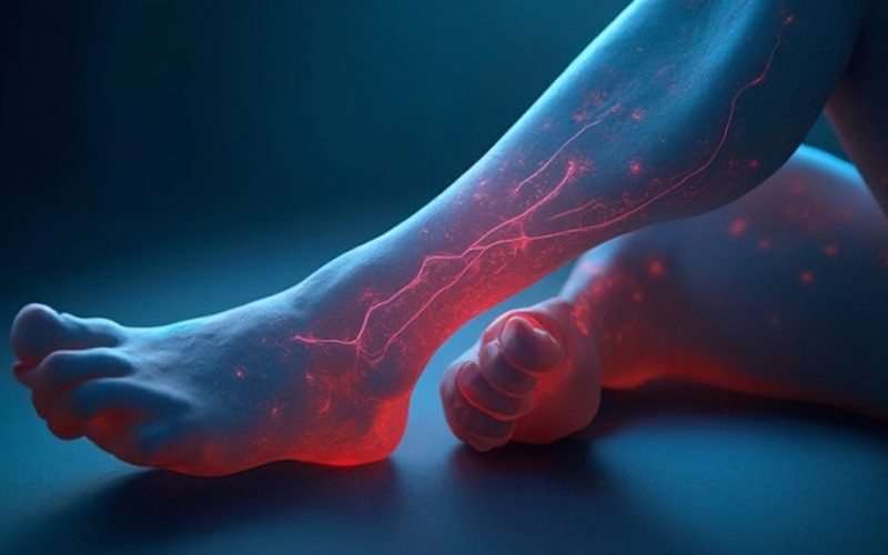 reduced leg blood circulation