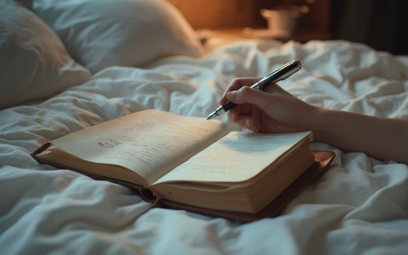 therapeutic pre sleep written reflection