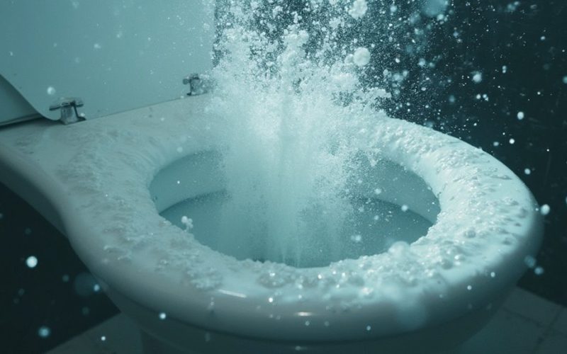 toilet plumes spread bacteria hazardously