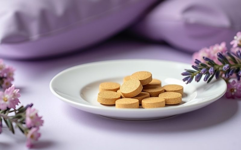 valerian tablets aid nerves sleep quality