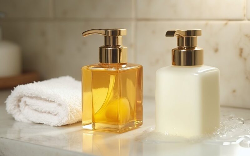 acne fighting double cleansing routine