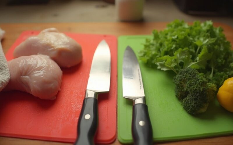 avoid spreading foodborne illnesses during preparation