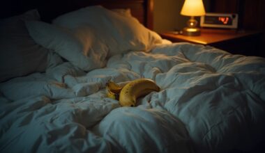 banana s evening meal harms sleep