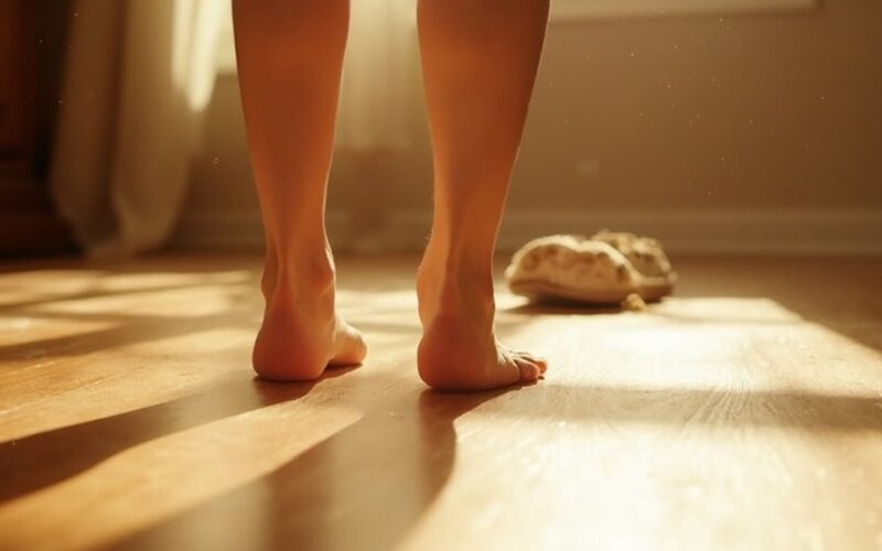 barefoot indoors healthier than slippers