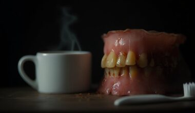 coffee before tooth brushing harmful