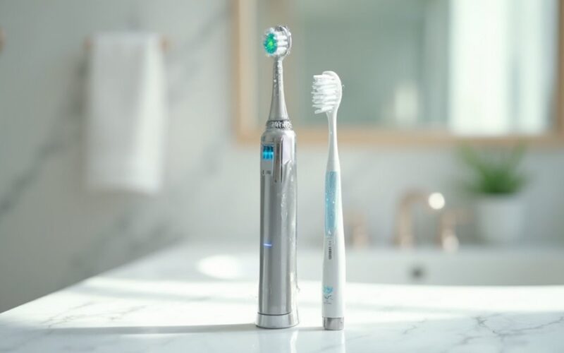 comparing electric and manual toothbrushes oral benefits