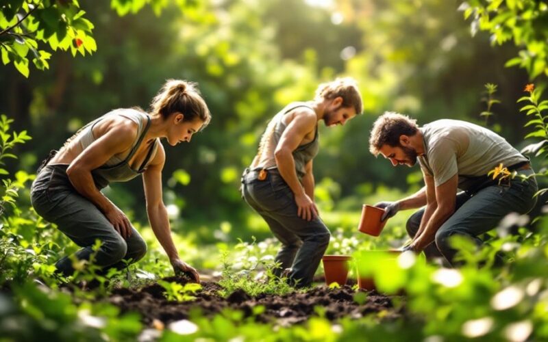 gardening postures causing pain