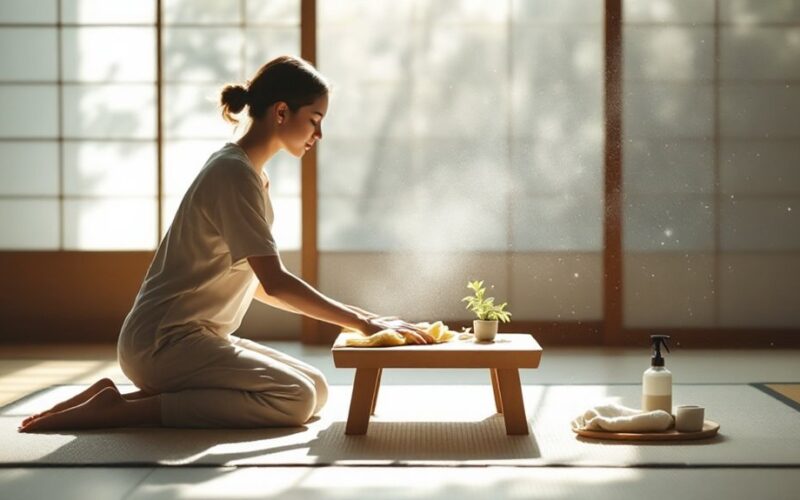 džiaugsmingo valymo įpročio atgaivinimas