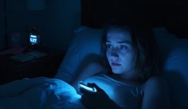 mobile phone impacts sleep