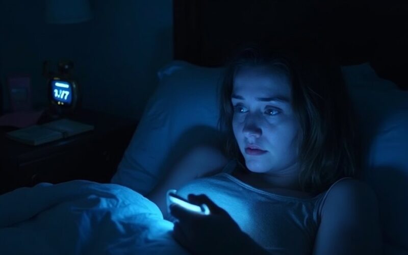 mobile phone impacts sleep
