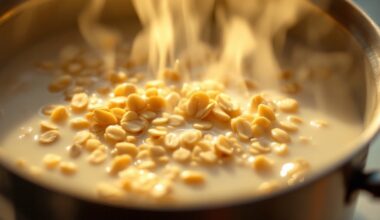 oats cooked in water