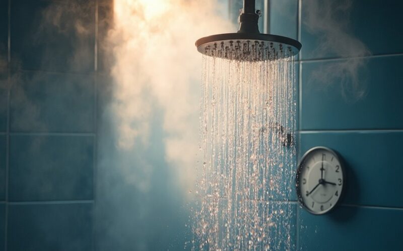 optimal shower time debated scientifically