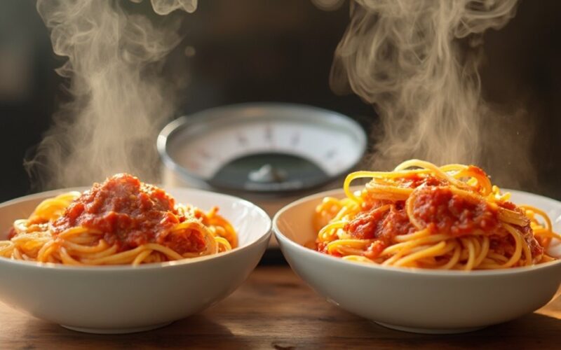 pasta lower calories taste unchanged