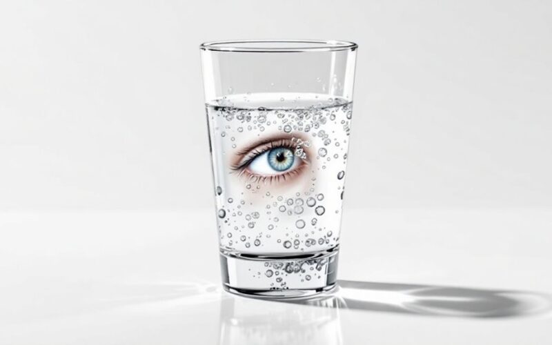 gazuotas vanduo akies pavojus