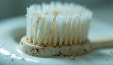 toothbrush harbors illness causing microbes