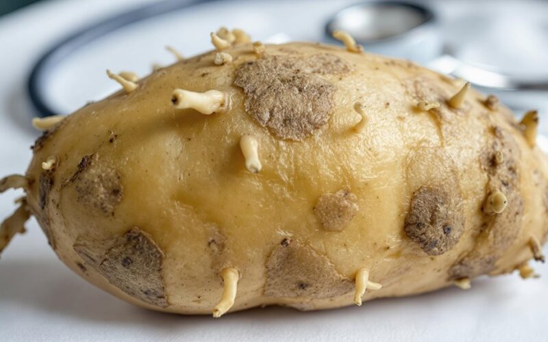 toxic sprouted potatoes warning