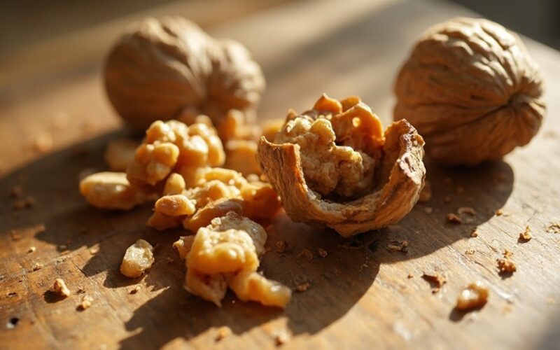 walnuts improve digestion and lower cholesterol
