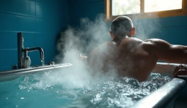 workout recovery via cold exposure