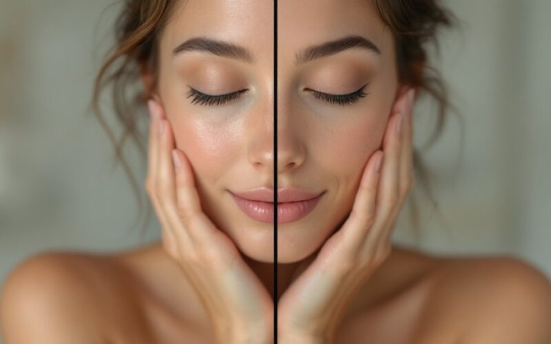 body oil application ritual