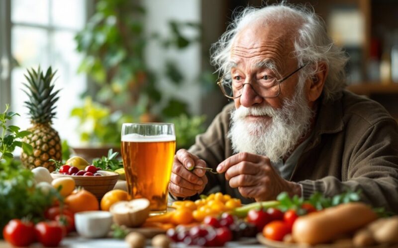 centenarians daily beverage choices