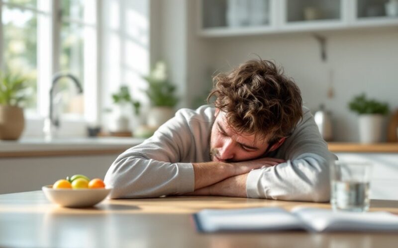 drowsiness after eating illness