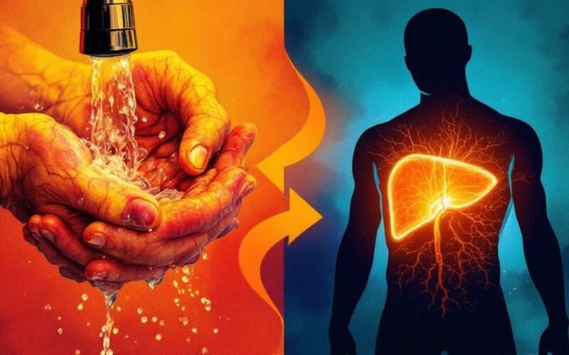 excessive handwashing harms liver