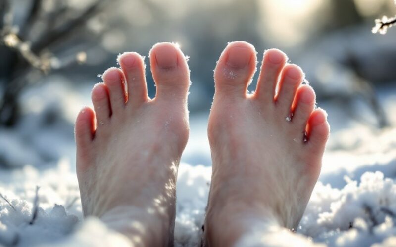 užšaldytos pėdos sveikatos problema