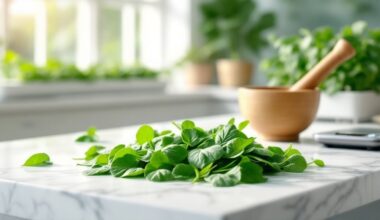 harvest spinach for health