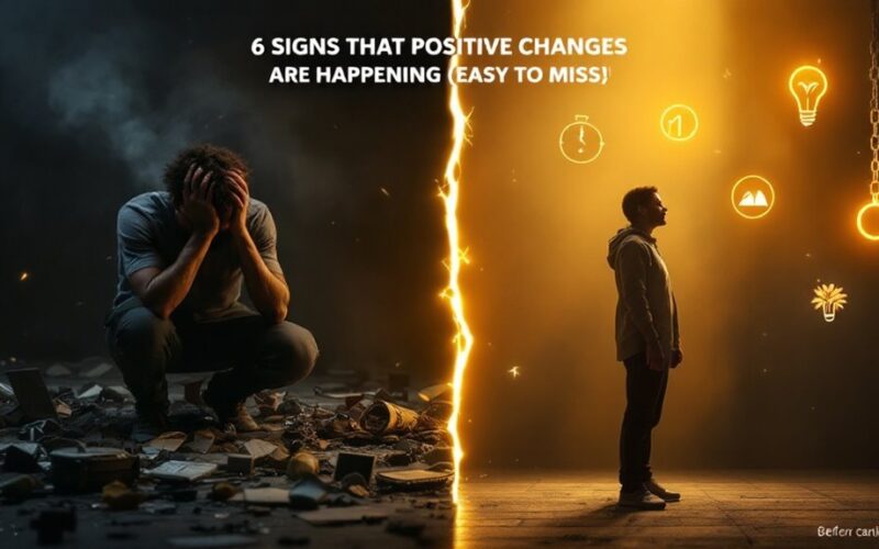 positive changes unfolding subtly