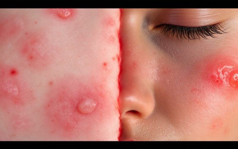 skin symptom reveals disturbance