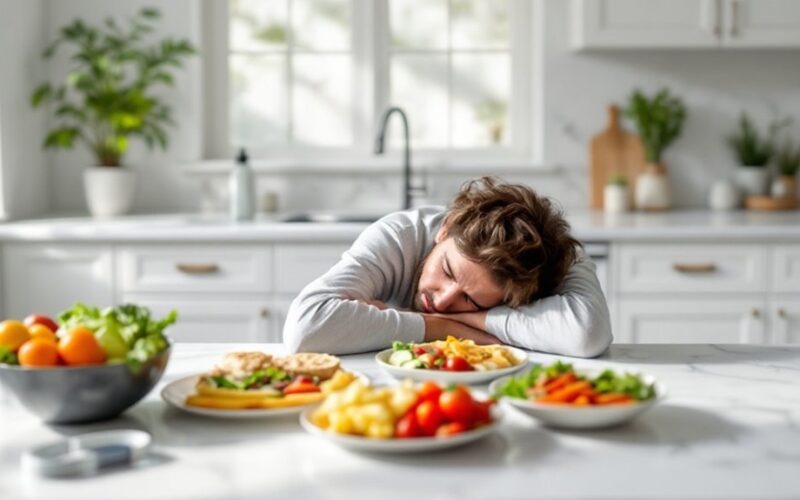 three meals fatigue and weight