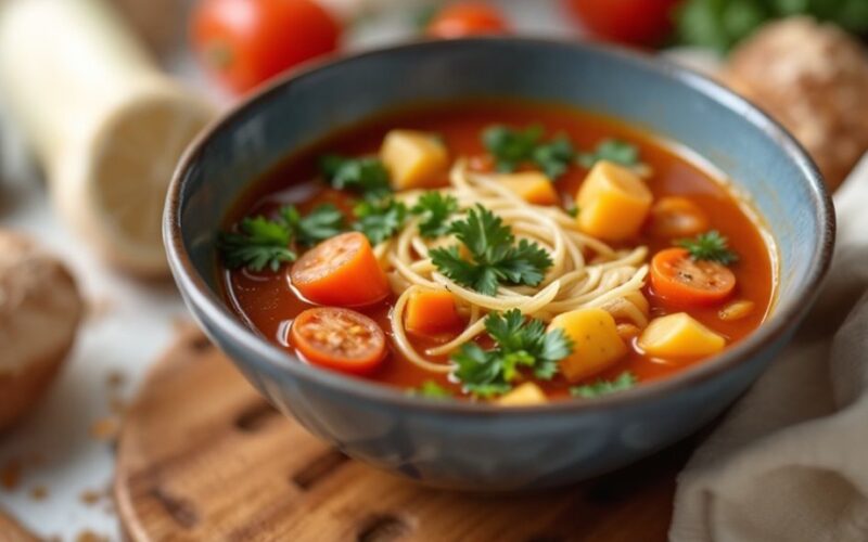 virus fighting vegetable soup ingredients