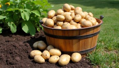 abundant potato yield from single plant